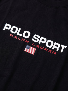 Camiseta RL Polo Sport USA Flag - Preta