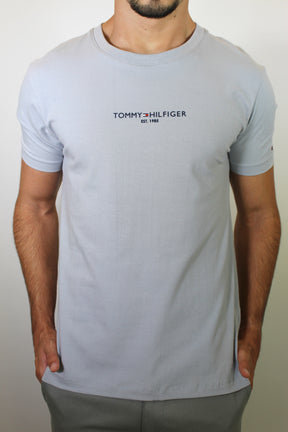 Camiseta TH Minimal Est. 1985 Logo - Cinza