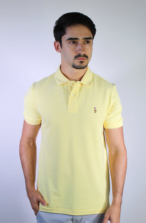Camisa Gola Polo RL - Amarela Small Pony Colorido