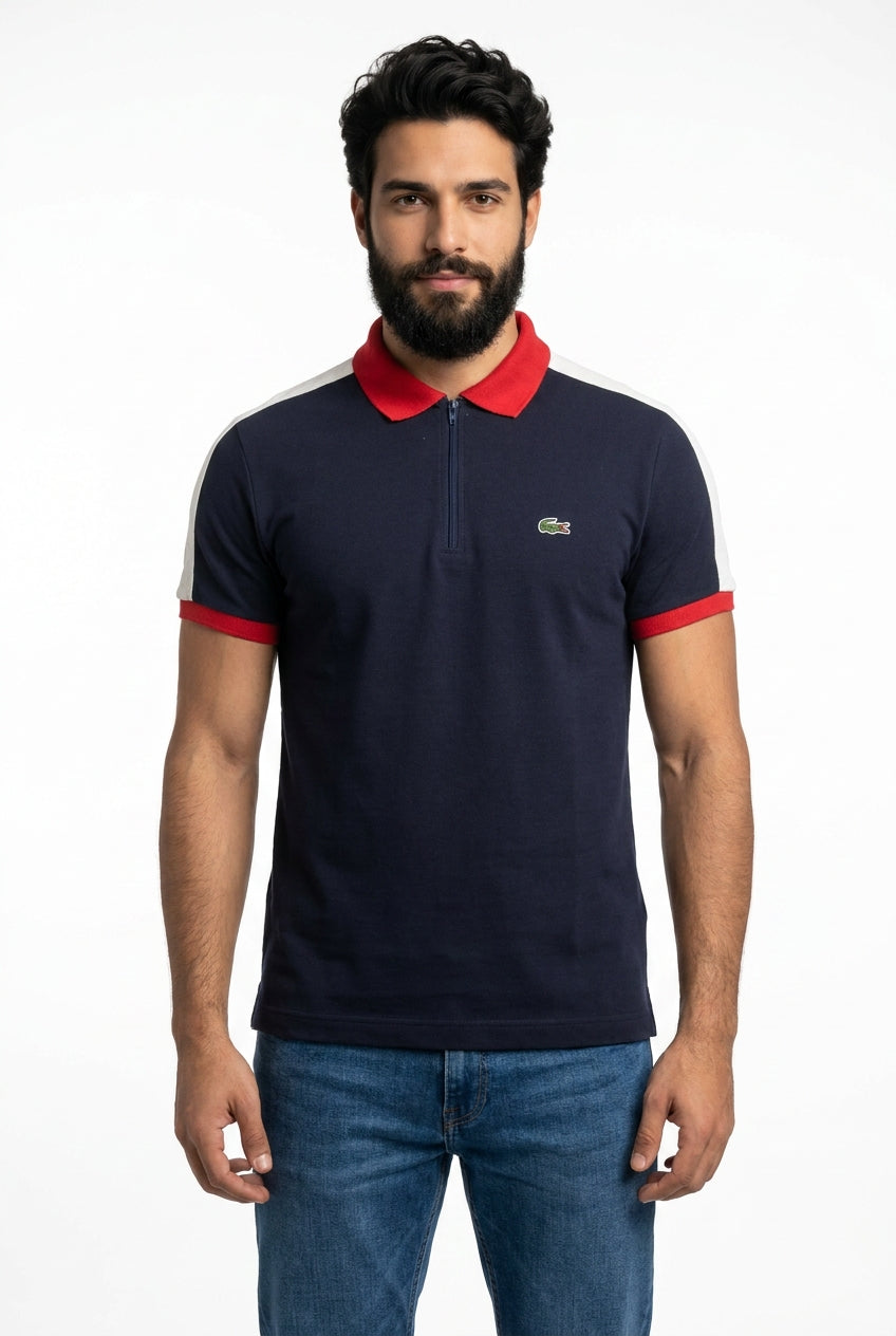 Combo 03 Camisas Gola Polo LCT Legacy Contrast Zip