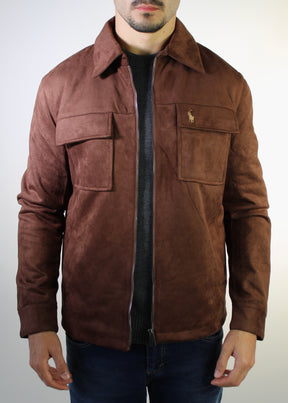 Jaqueta Suede RL Cargo - Marrom