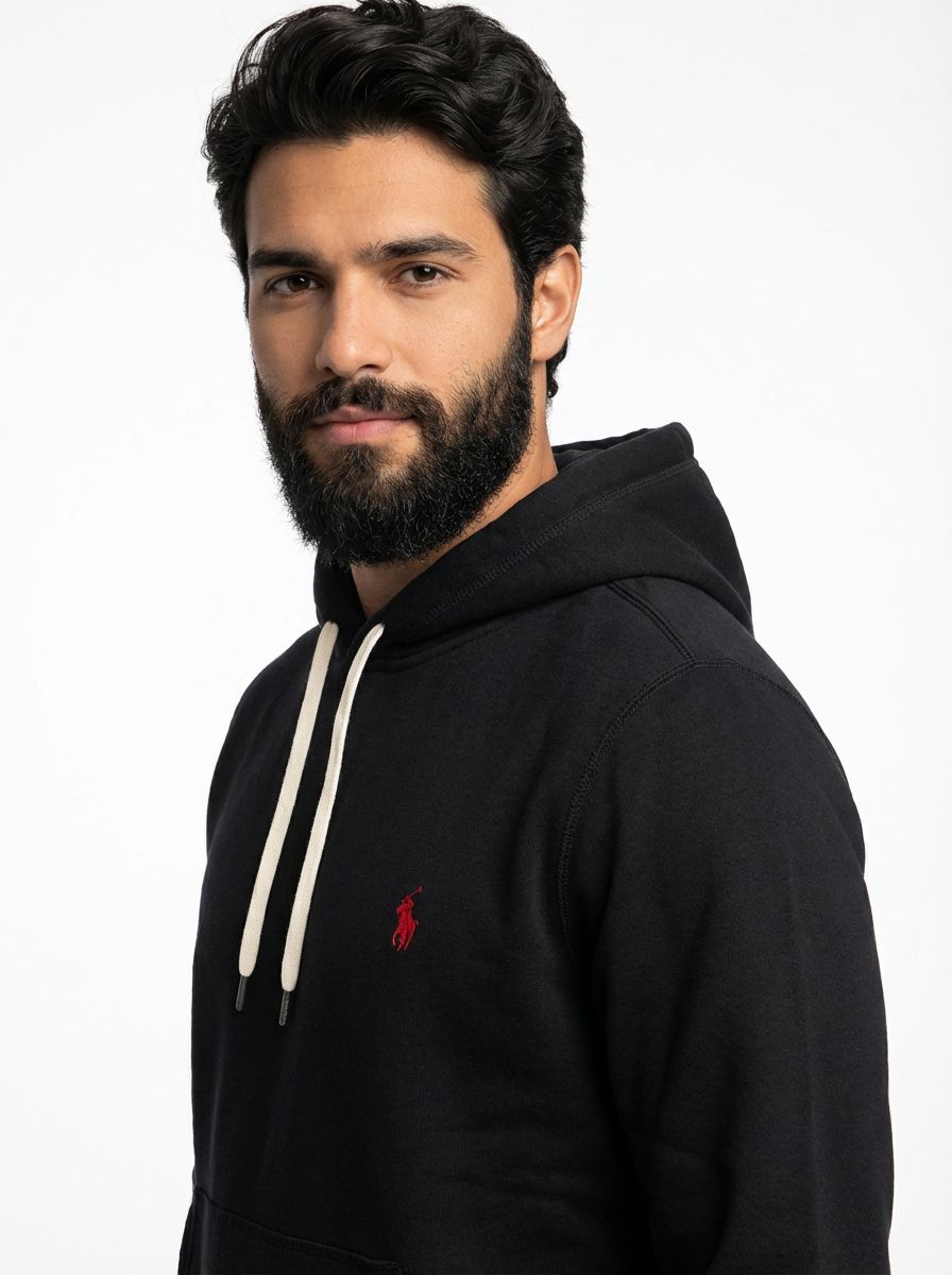 Moletom RL Cozy Street Hoodie - Preto