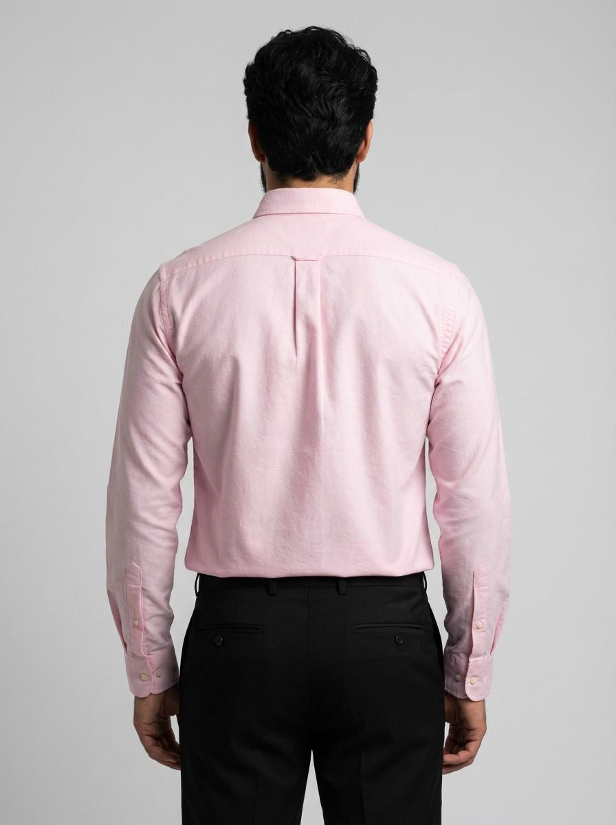 Camisa Social Lisa Manga Longa TH Classic  - Rosa