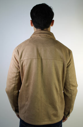 Jaqueta Suede RL Cargo - Cáqui