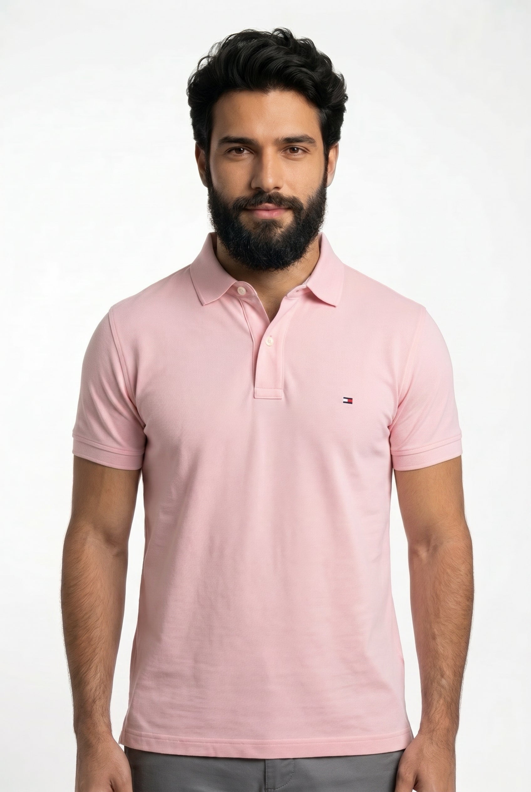 Camisa Gola Polo TH Masculina Coupe Sur Ivy - Rosa