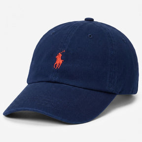 Boné Polo RL Classic - Azul Marinho Small Pony Vermelho