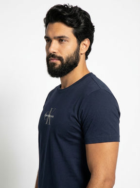 Camiseta CK Legacy Icon - Azul Marinho