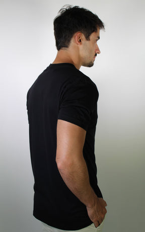 Camiseta DSL Edge Blue Logo - Preta