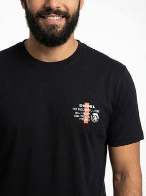 Camiseta DSL Factory Label - Preta