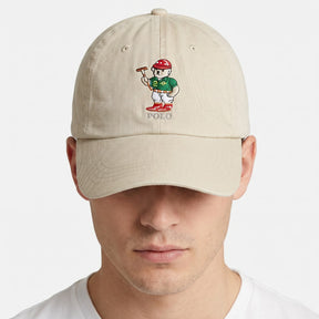 Boné RL Polo Athlete Bear - Creme