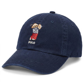 Boné Polo RL Golf Bear - Azul Marinho