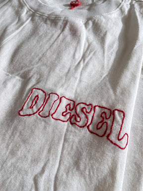 Camiseta DSL Outline Stitch Logo - Branca