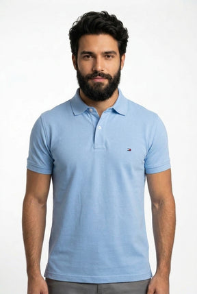 Camisa Gola Polo TH Masculina Coupe Sur Ivy - Azul Serenity
