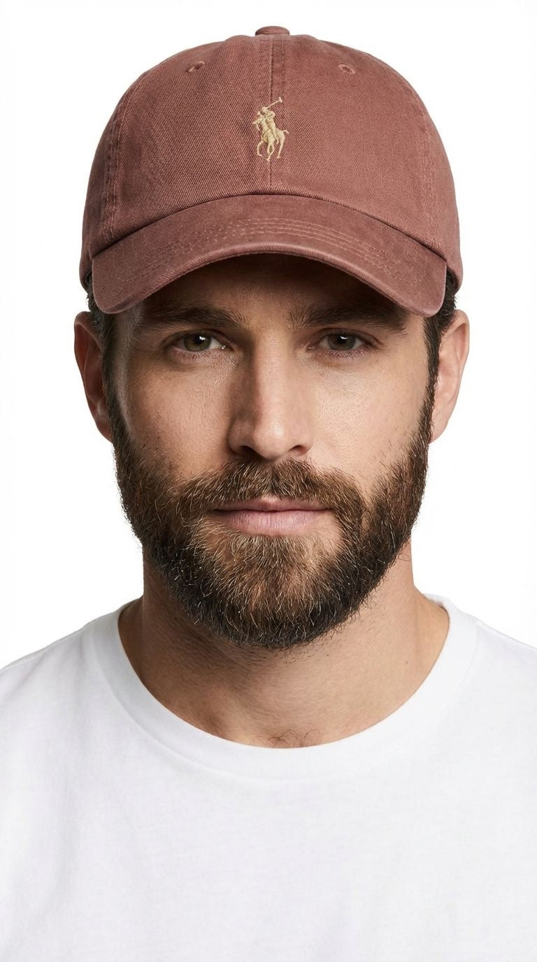 Boné Polo RL Classic - Marrom Small Pony Cáqui