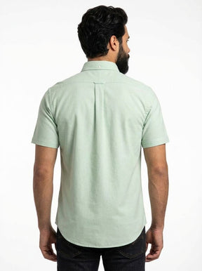 Camisa Social Manga Curta RL - Verde Menta