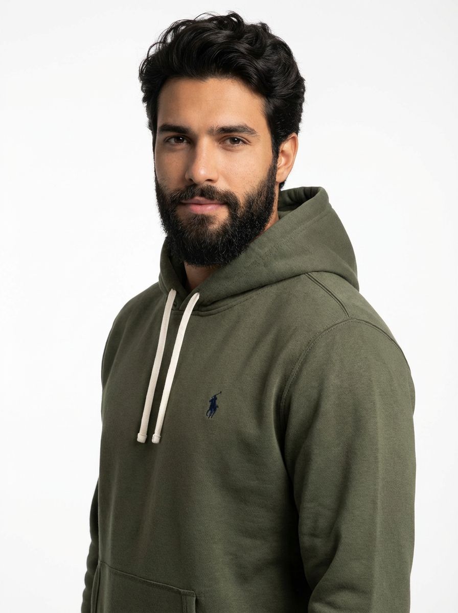 Moletom RL Cozy Street Hoodie - Verde Musgo