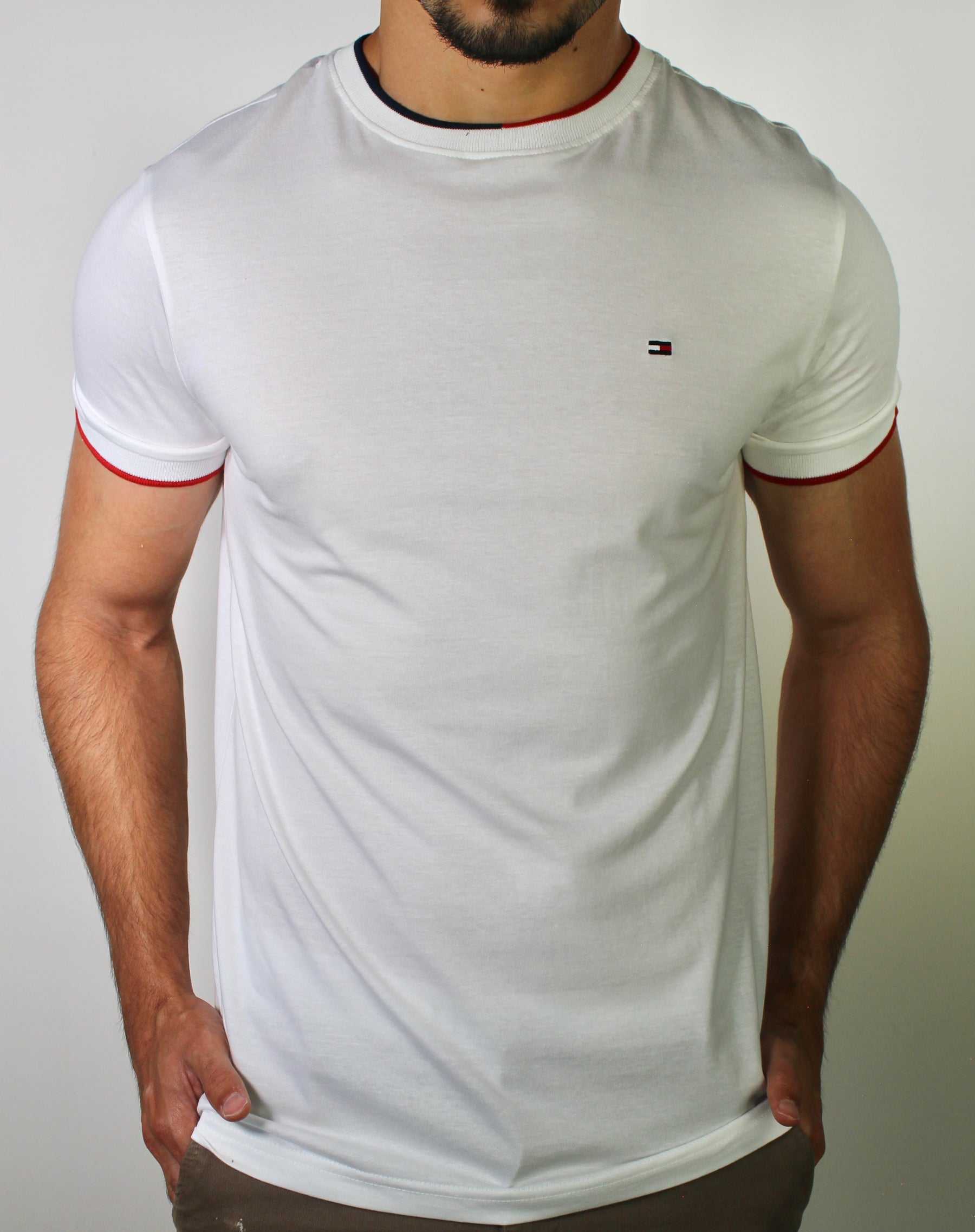 Camiseta TH Edge Detail - Branca
