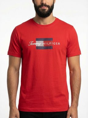 Camiseta TH Grid Flag Urban Concept - Vermelha