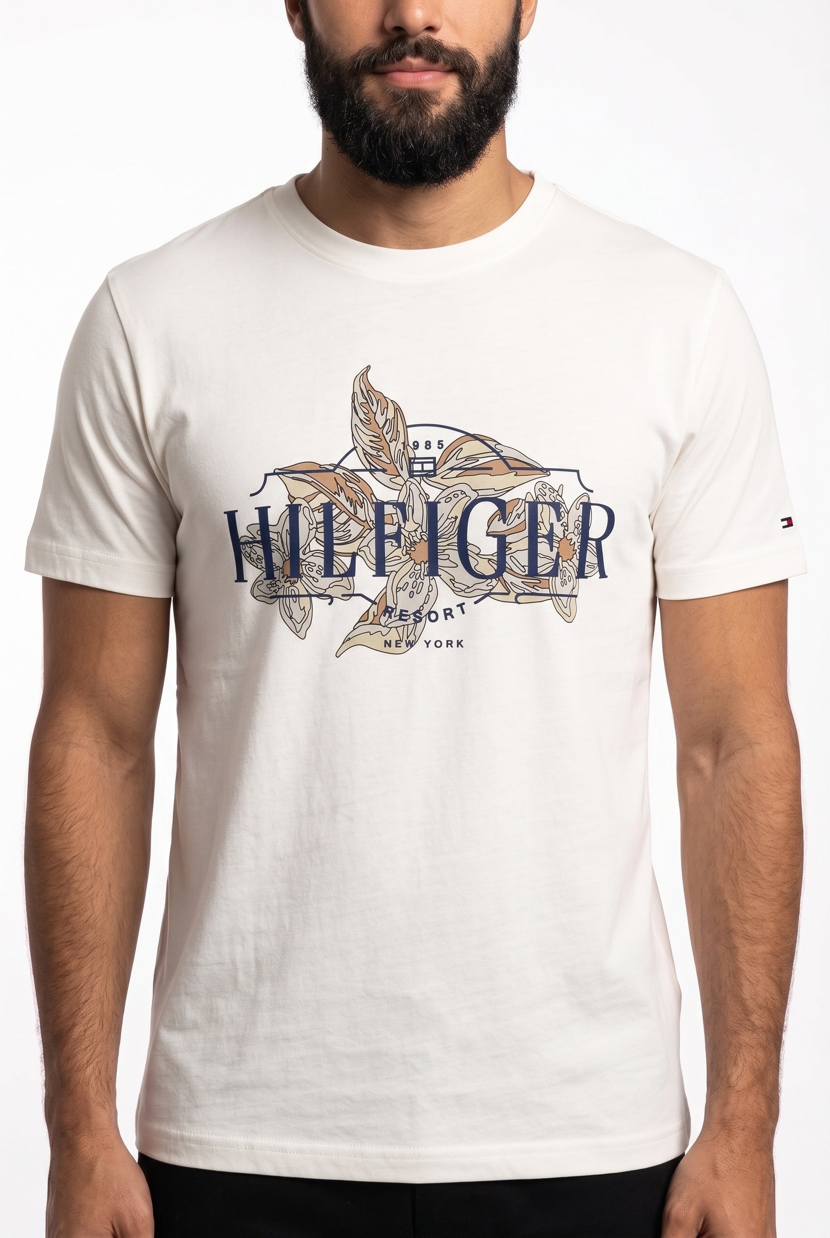 Camiseta TH Botanical Summer - Branca