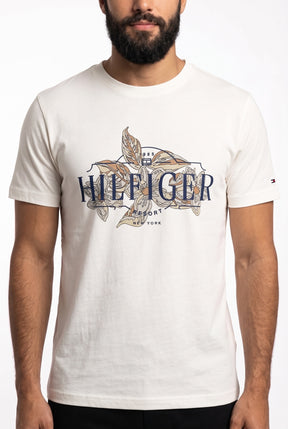 Camiseta TH Botanical Summer - Branca