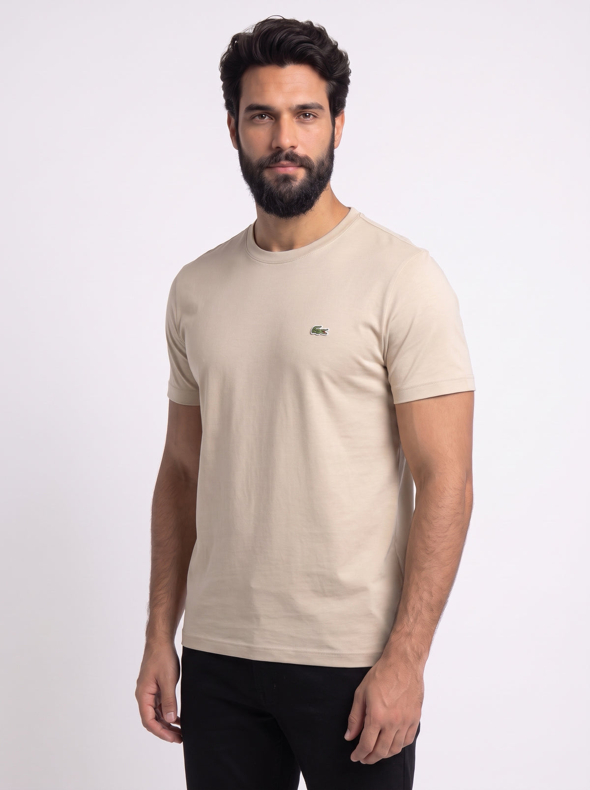 Camiseta Algodão Pima LCT - Areia