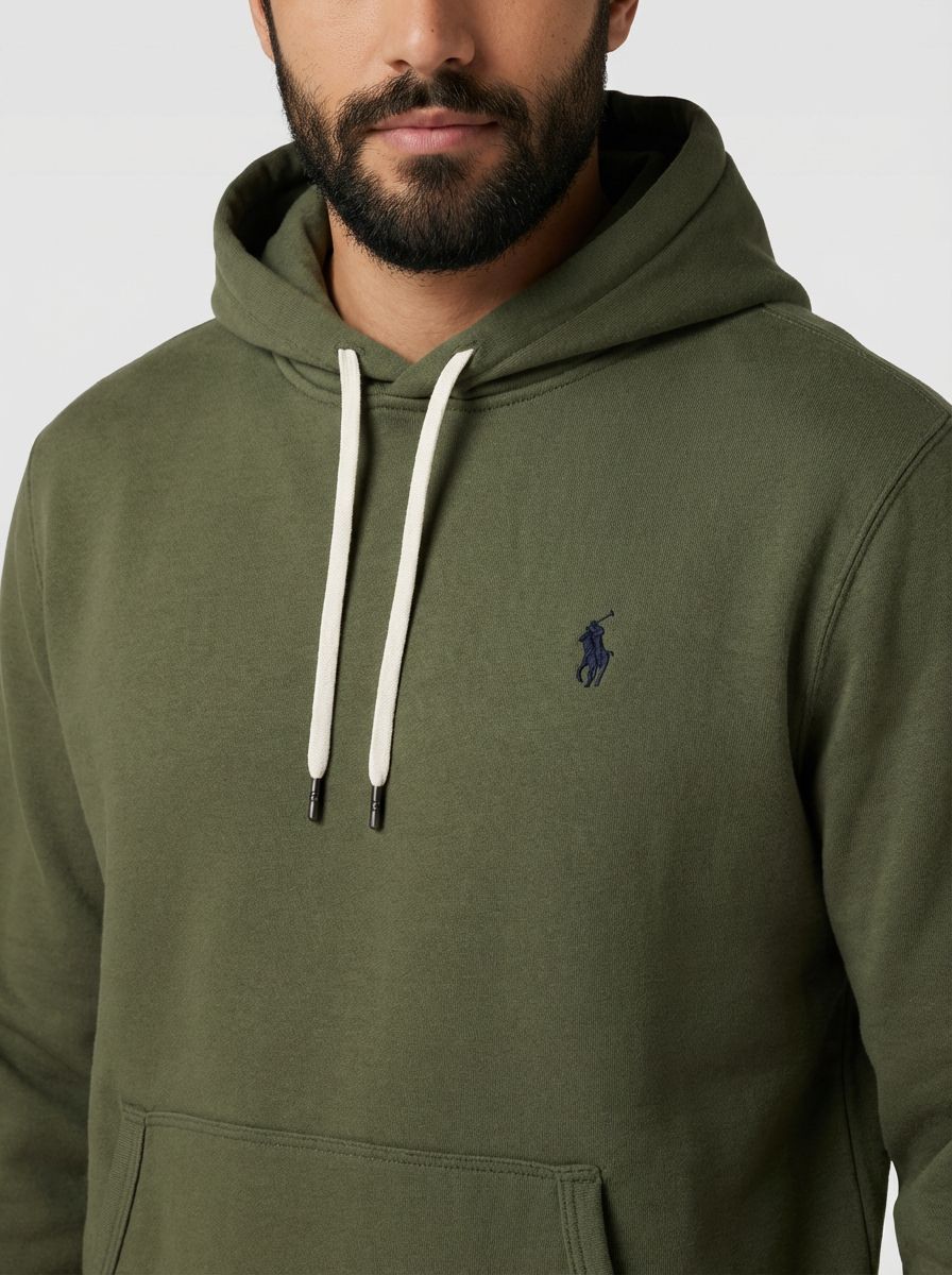 Moletom RL Cozy Street Hoodie - Verde Musgo