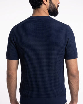 Camiseta Nobre Men Verona City Texture - Azul Marinho