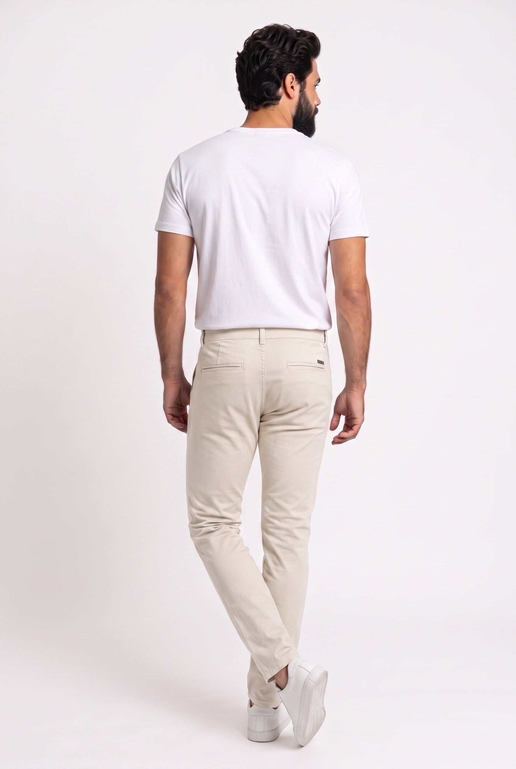 Calça Sarja Nobre Men - Creme