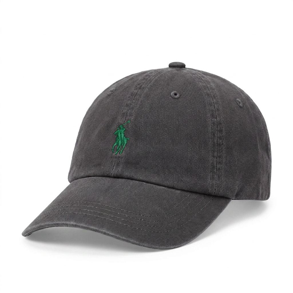 Boné Polo RL Classic - Chumbo Small Pony Verde