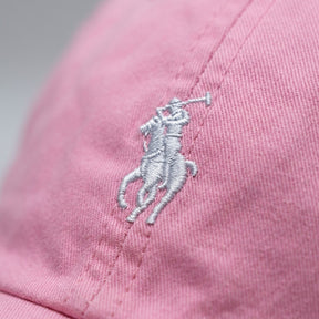 Boné Polo RL Classic - Pink Fuchsia Small Pony Branco