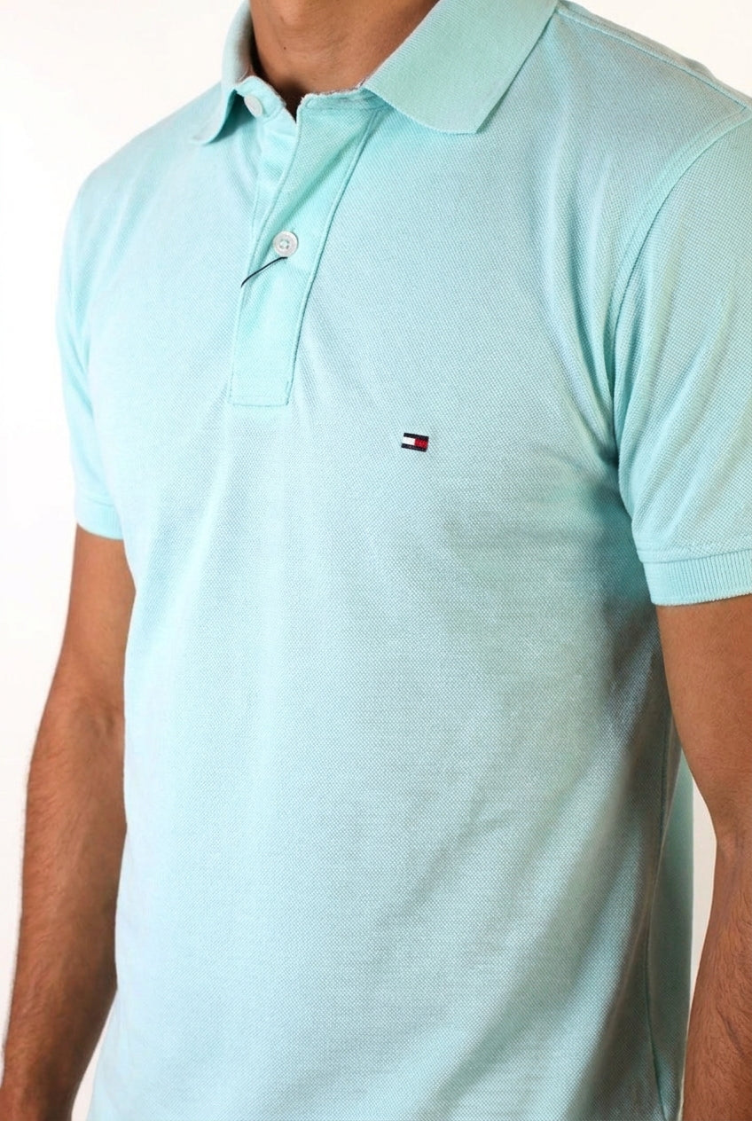 Camisa Gola Polo TH Masculina Coupe Sur Ivy - Azul Bebê
