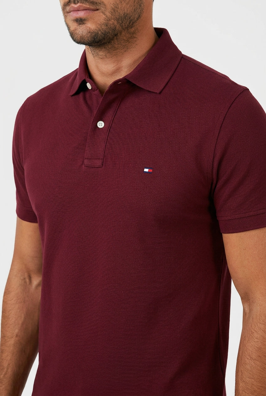Camisa Gola Polo TH Masculina Coupe Sur Ivy - Bordô