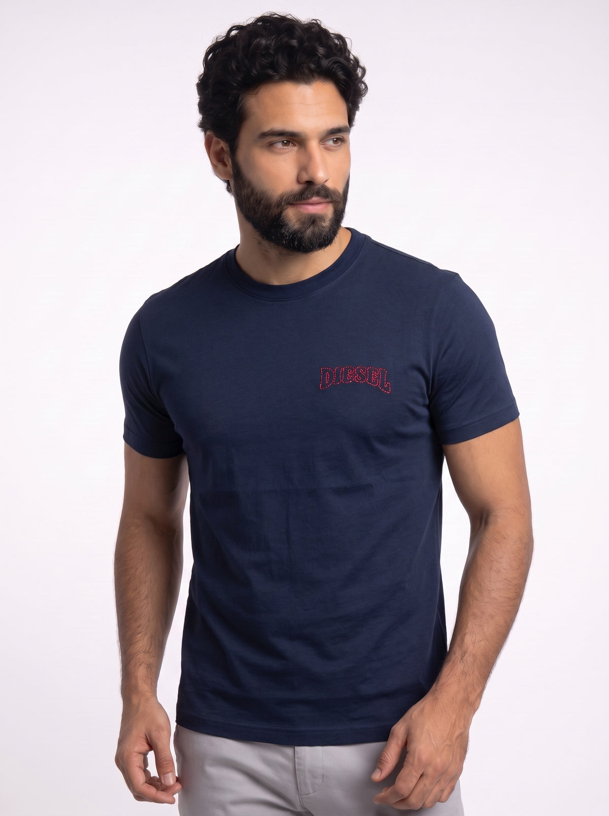 Camiseta DSL Outline Stitch Logo - Azul Marinho