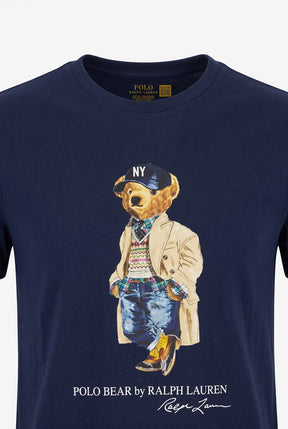 Camiseta RL Madison Avenue Bear - Azul Marinho