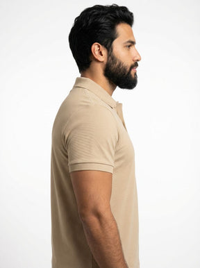 Camisa Gola Polo Masculina LCT – Areia