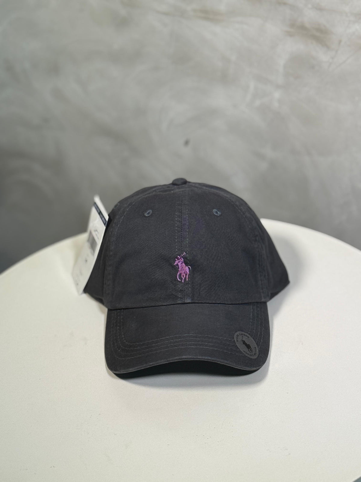 Boné Polo RL Classic - Chumbo Small Pony Roxo