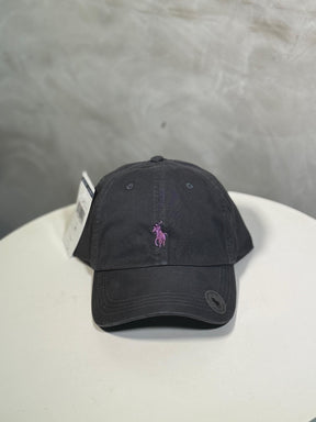 Boné Polo RL Classic - Chumbo Small Pony Roxo