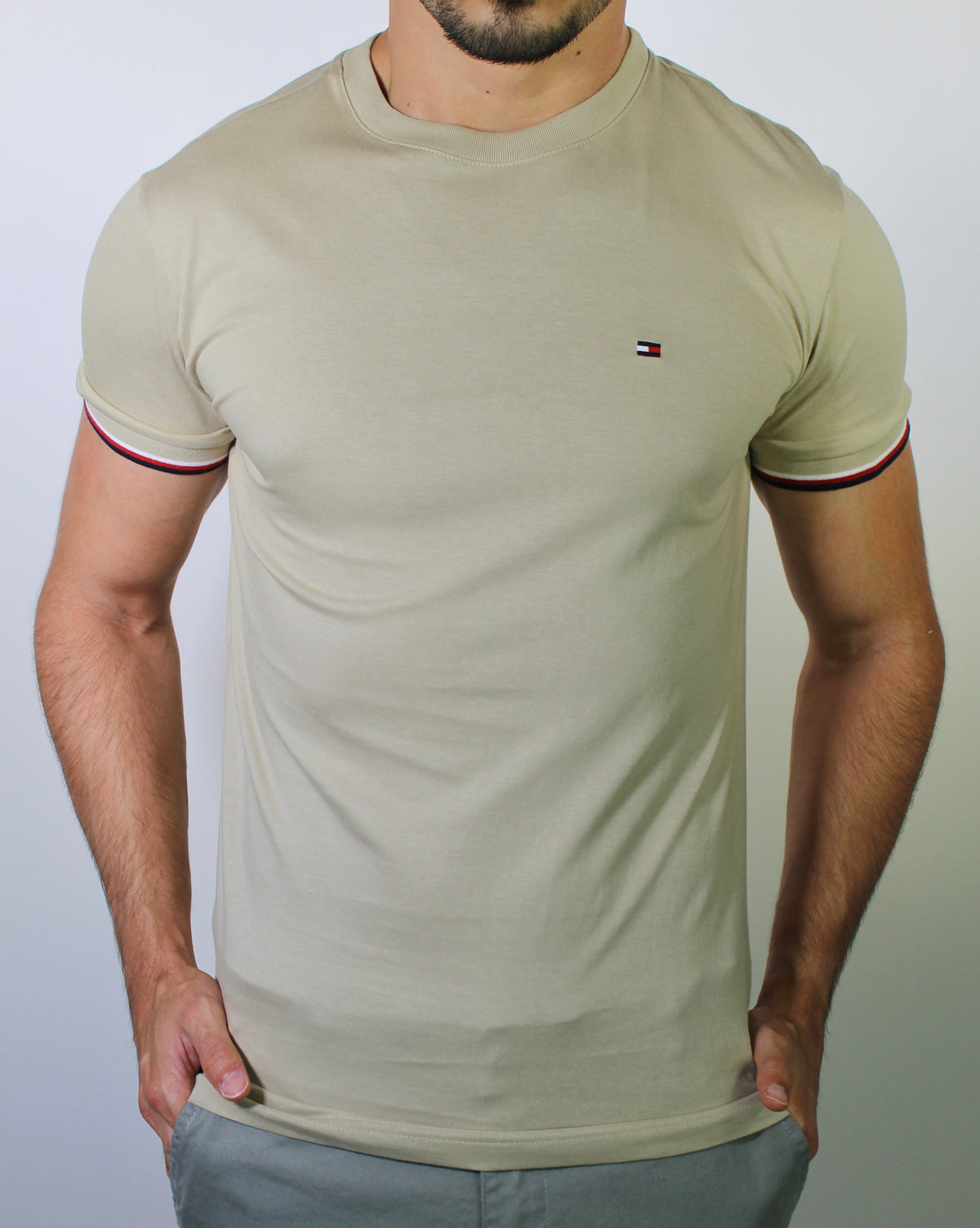 Camiseta TH Signature - Cáqui