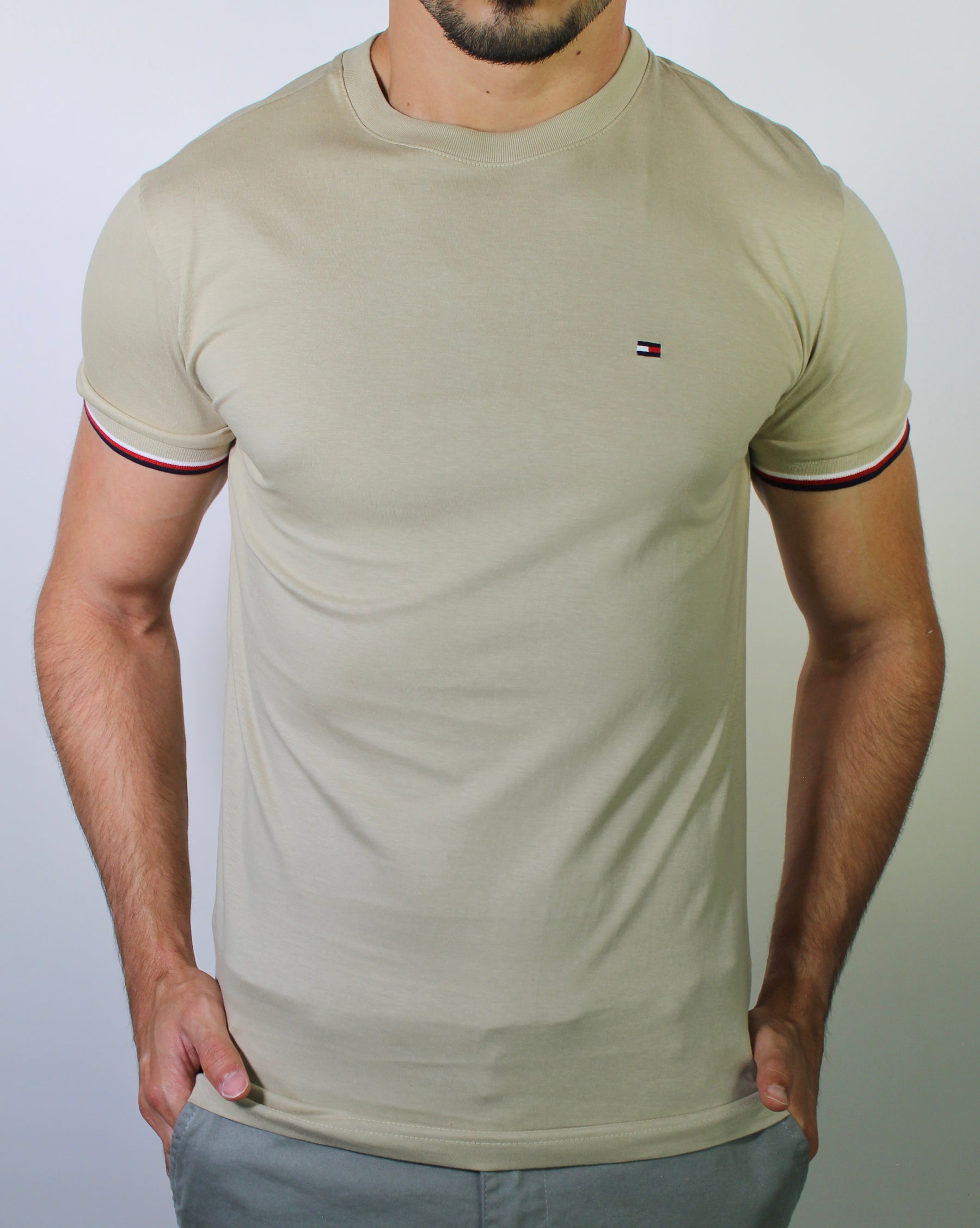 Camiseta TH Signature - Cáqui