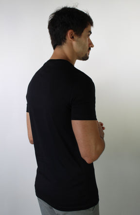 Camiseta TH Flag Stripe - Preta