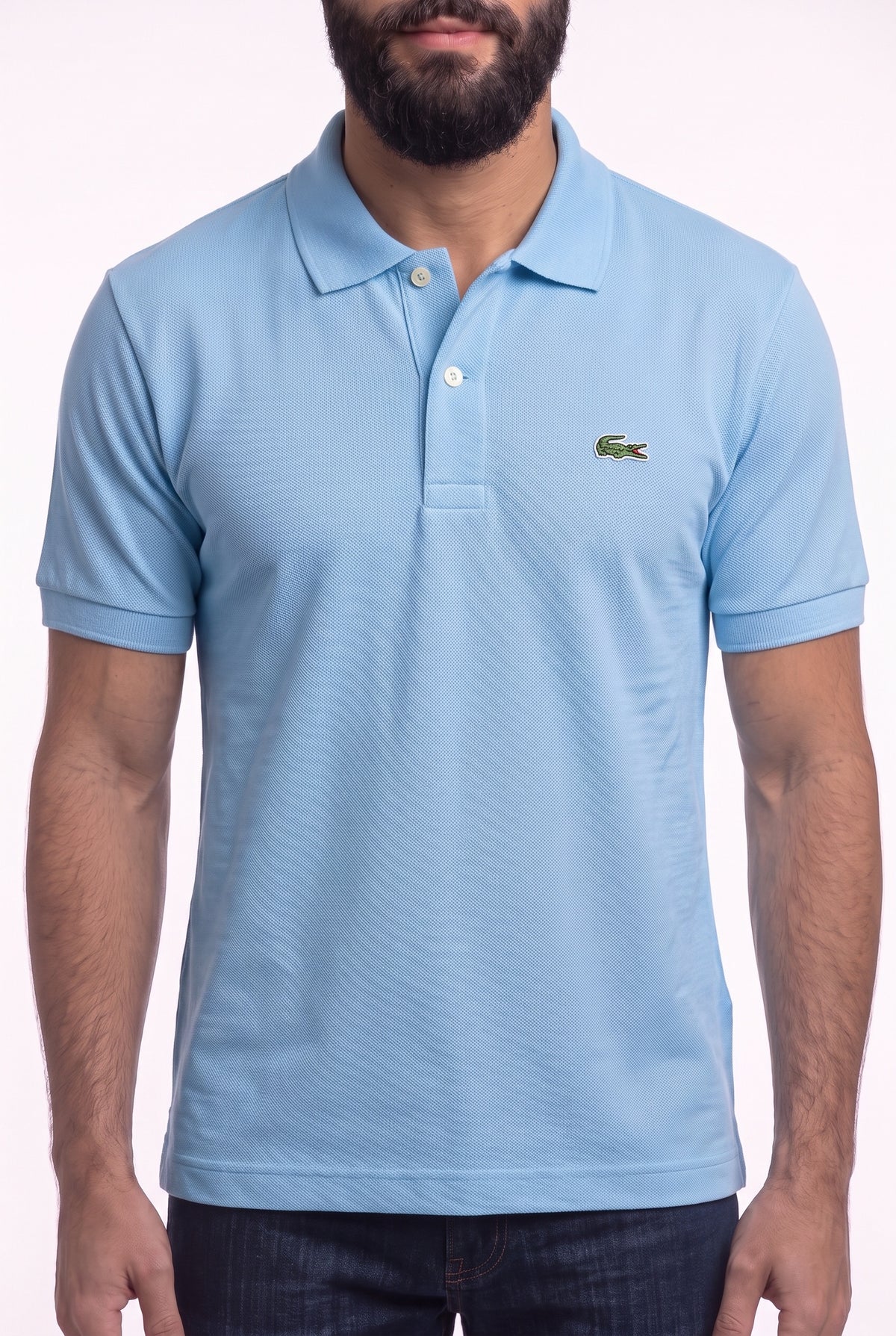Camisa Gola Polo LCT – Azul Bebê