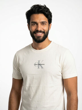 Camiseta CK Legacy Icon - Off White