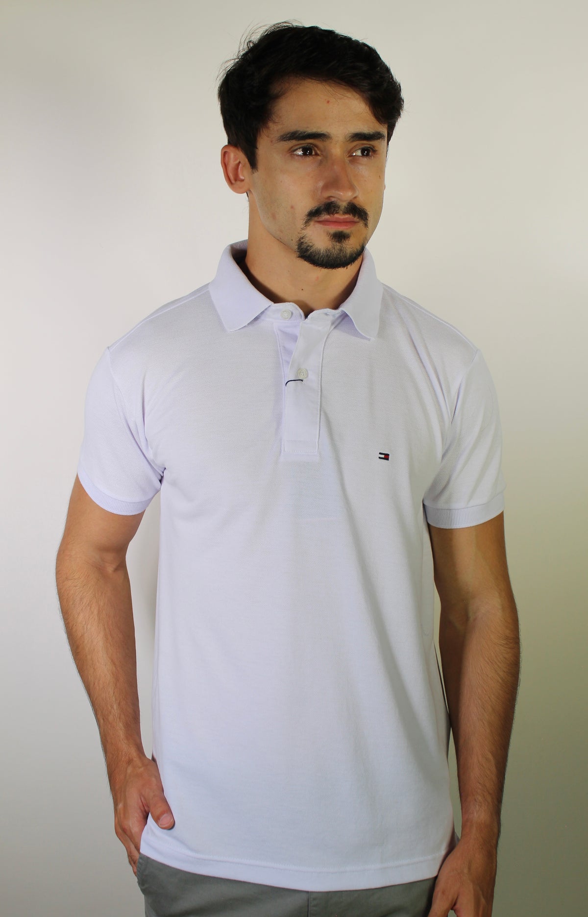 Camisa Gola Polo TH Masculina Coupe Sur Ivy - Branca