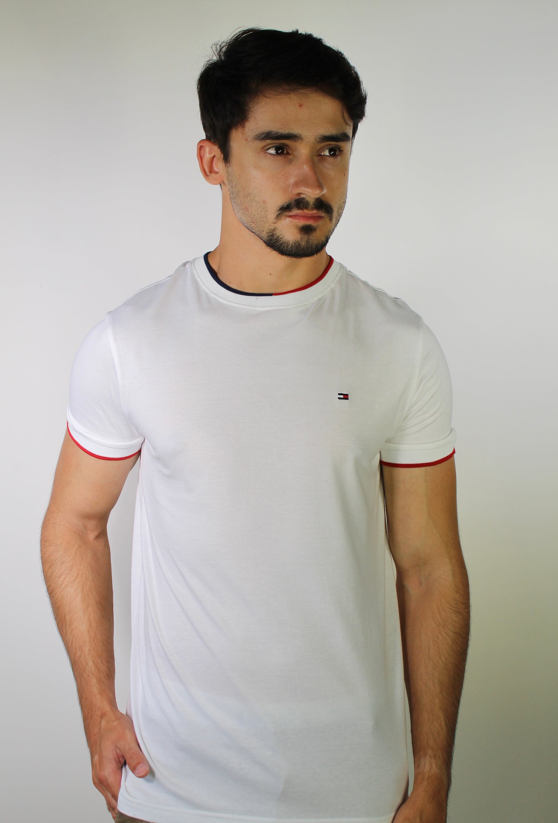 Camiseta TH Edge Detail - Branca