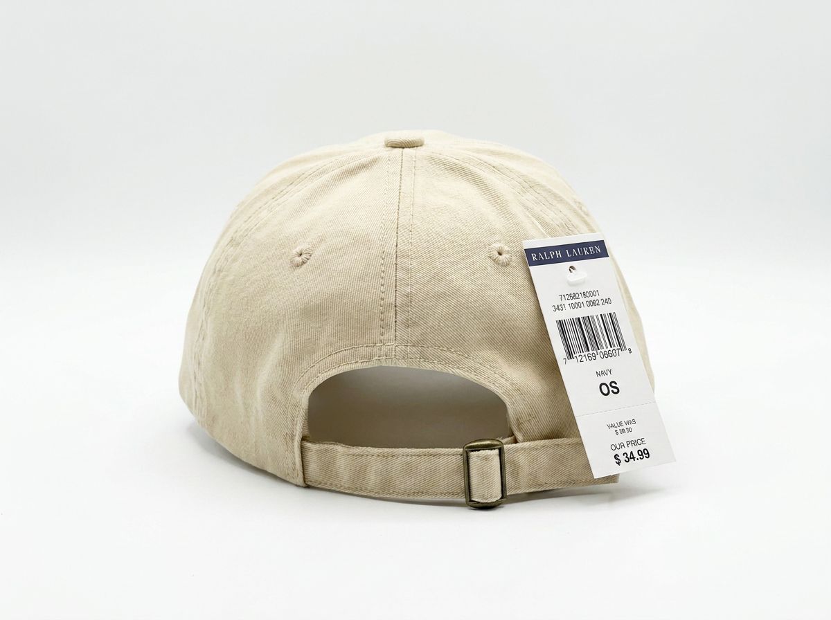 Boné Polo RL Golf Bear - Creme