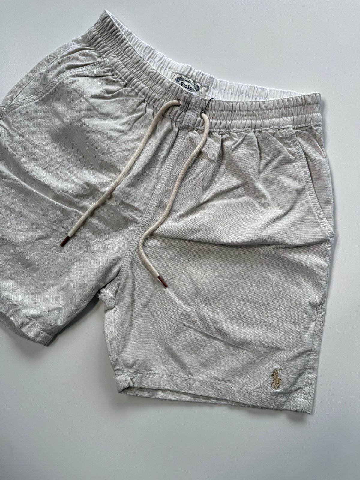 Short Linho RL Summer Fit - Cinza