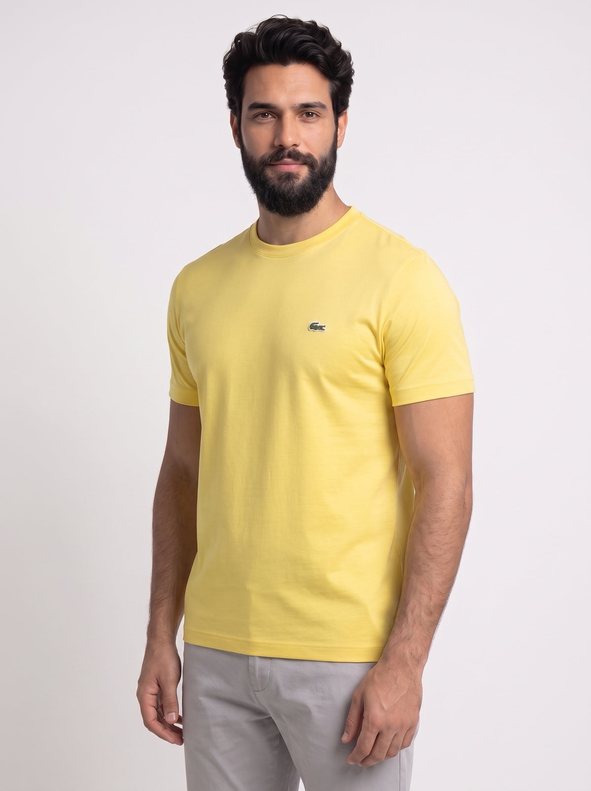Camiseta Algodão Pima LCT - Amarela