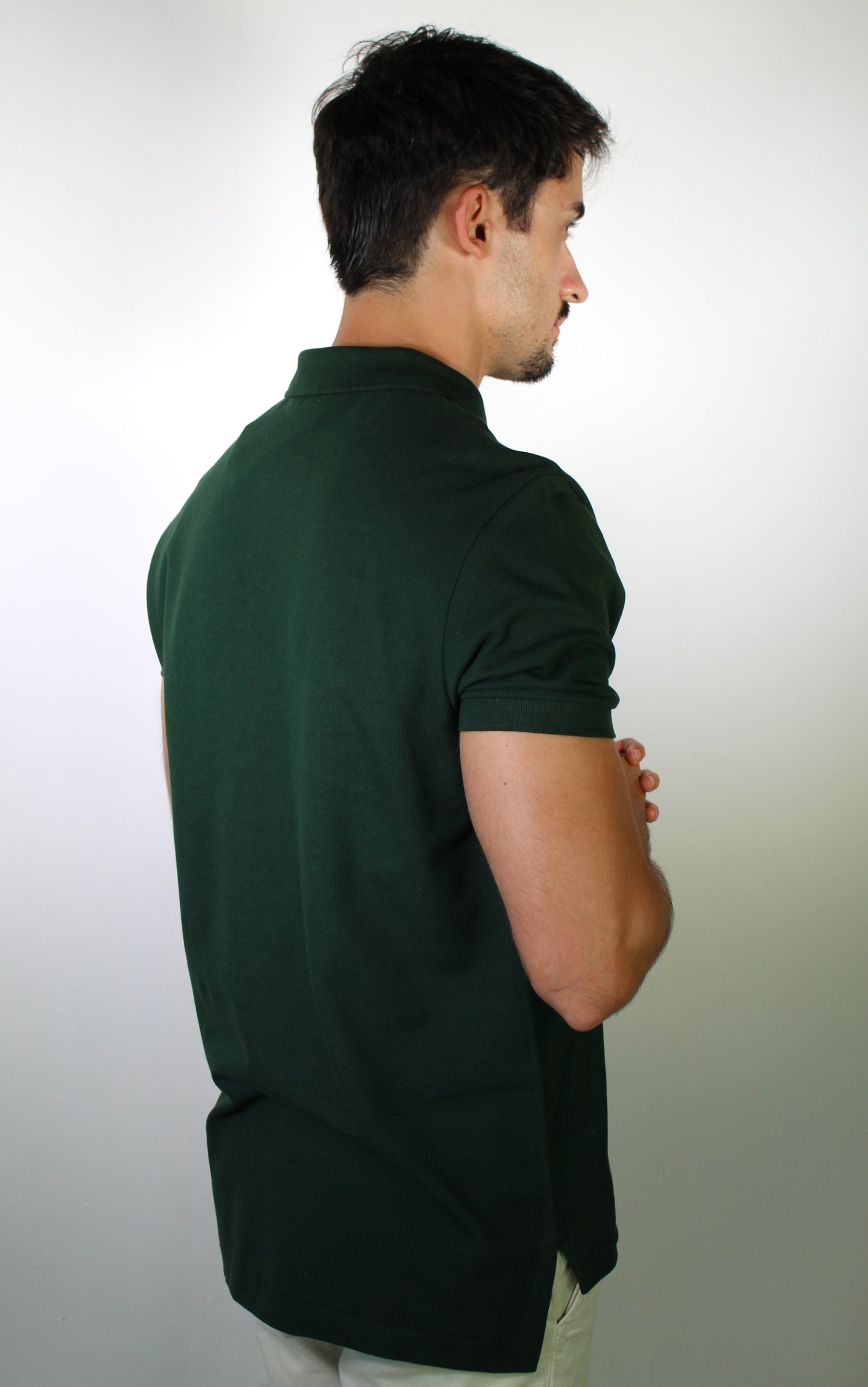 Camisa Gola Polo RL - Verde Floresta Small Pony Colorido