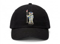 Boné Polo RL Rowing Bear - Preto