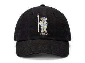 Boné Polo RL Rowing Bear - Preto